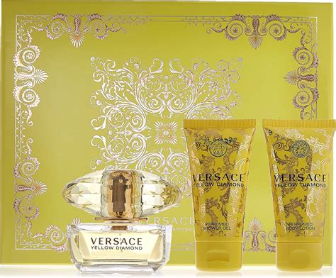 versace yellow diamond 3 piece gift set|Versace Yellow Diamond 3 oz.